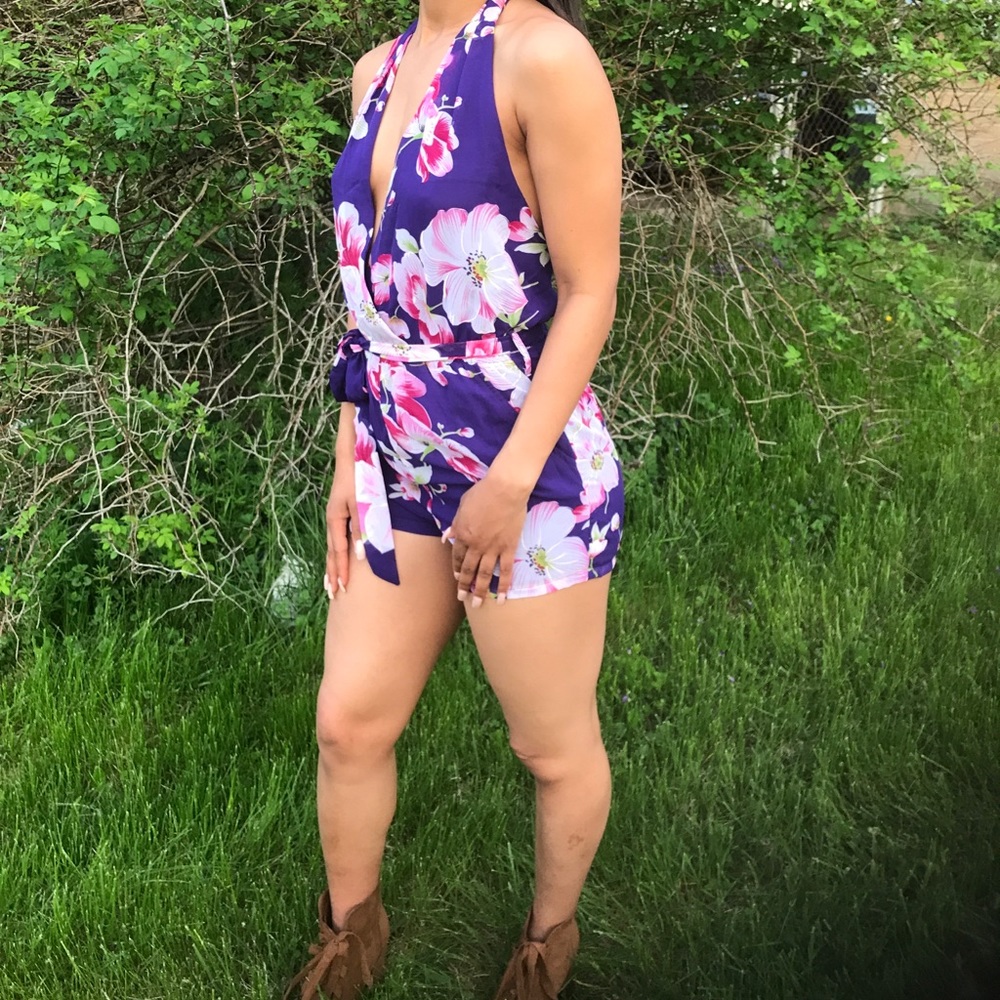 Halter top romper